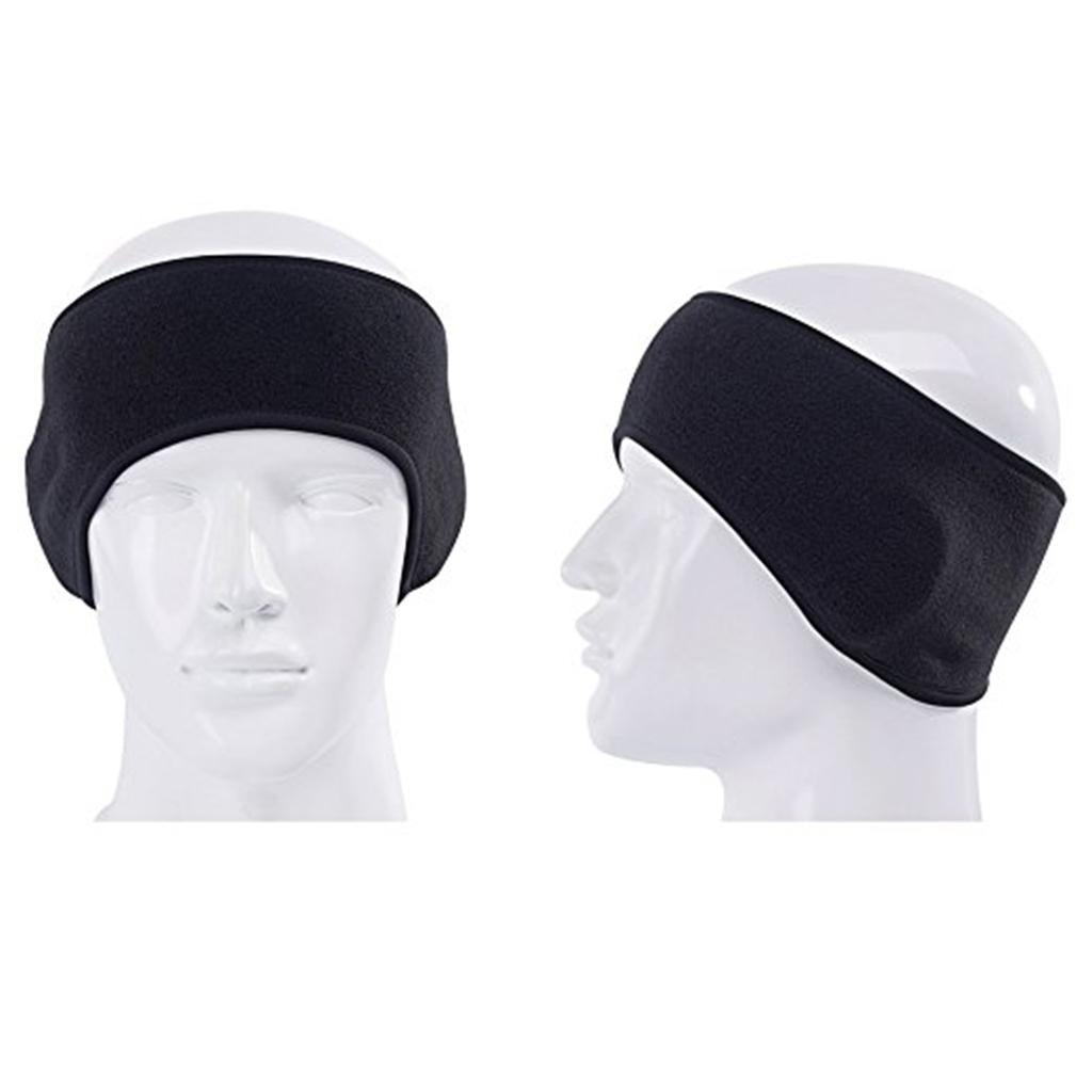 Warm Headband Ear Warmer Muffs Cover Headwear for Running Walking Black