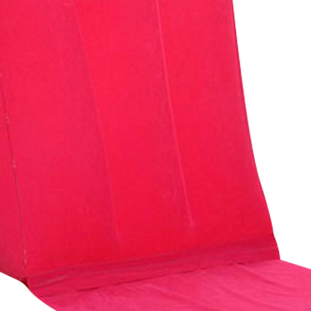 Inflating Beach Camping Lounger Back Pillow Cushion Chair Air Bed Rosered