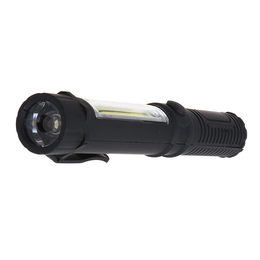 4xMultifunction COB Work Light Lamp Handy Flashlight Torch W/ Magnetic Black