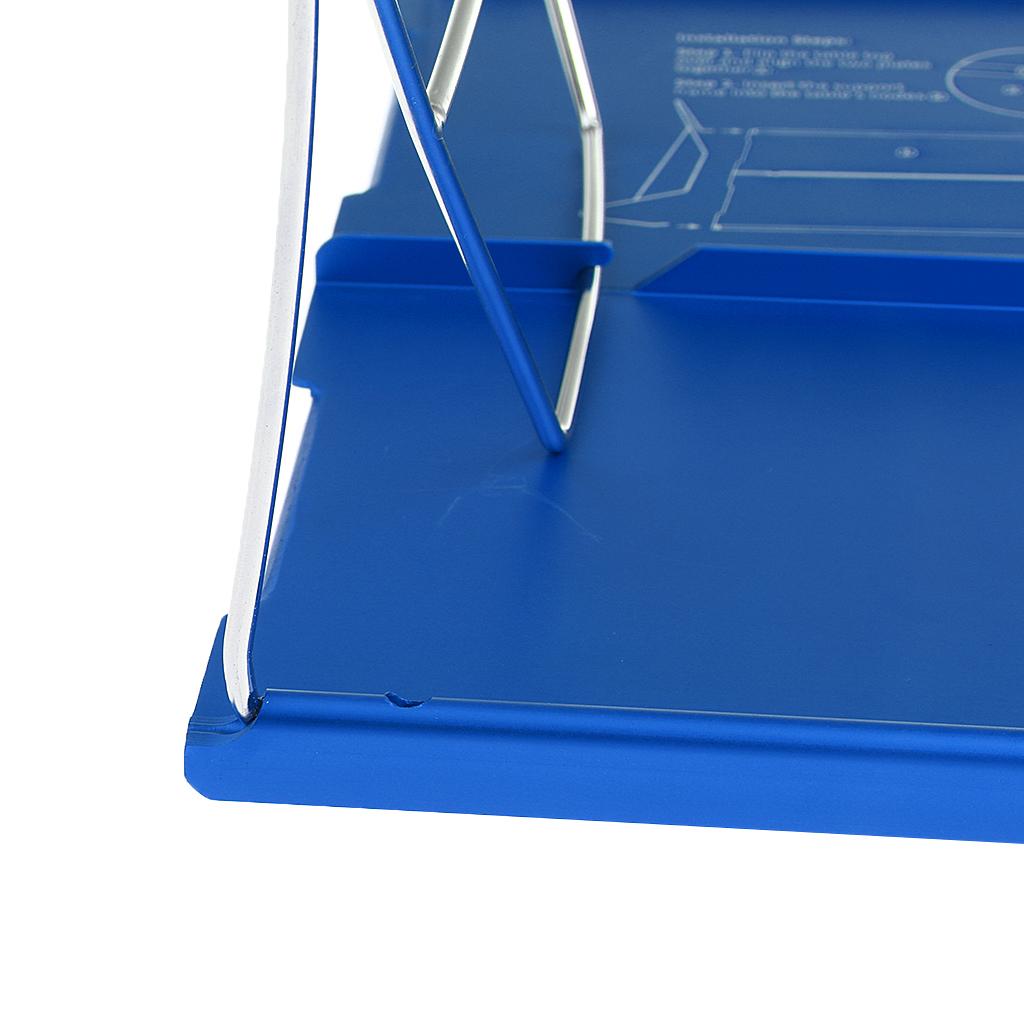 Portable Ultra-light Aluminum Folding Camping Table Desk Outdoor Blue
