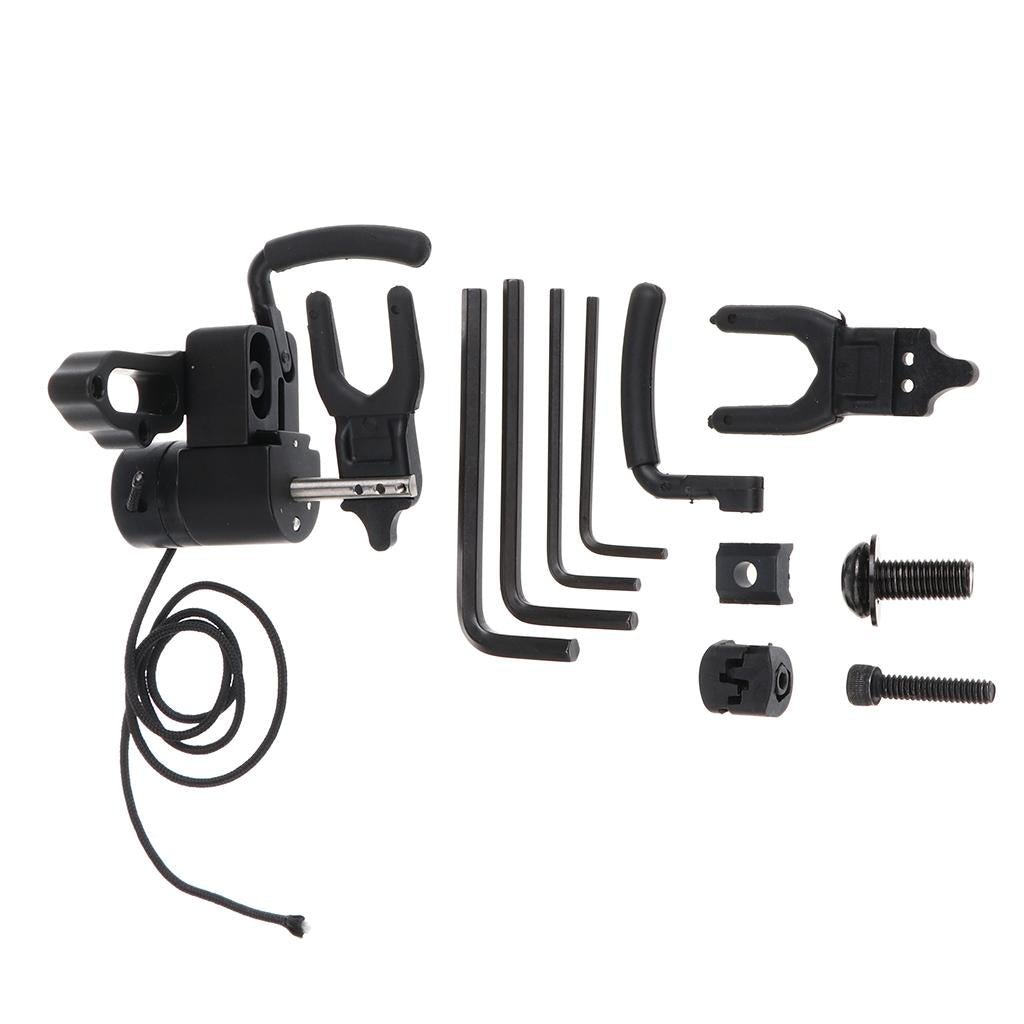 Aluminum Alloy Hunting Archery Compound Bow Fall Drop Away Arrow Rest Black