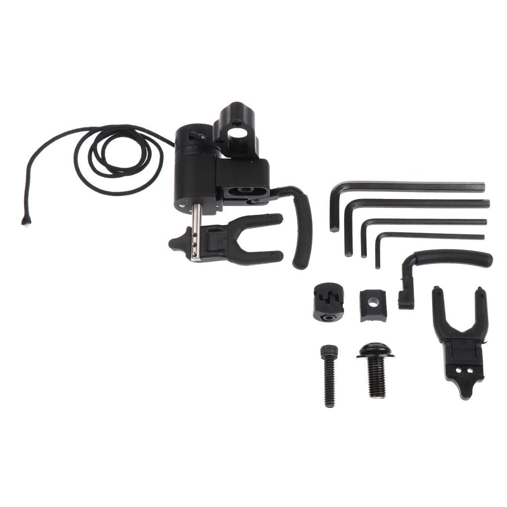 Aluminum Alloy Hunting Archery Compound Bow Fall Drop Away Arrow Rest Black