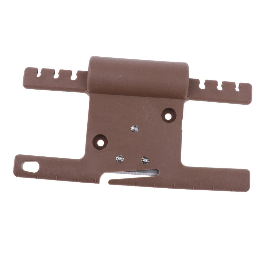 Spool Tool Paracord Winder Rope Tidy Holder Parachute Cord Organizer brown