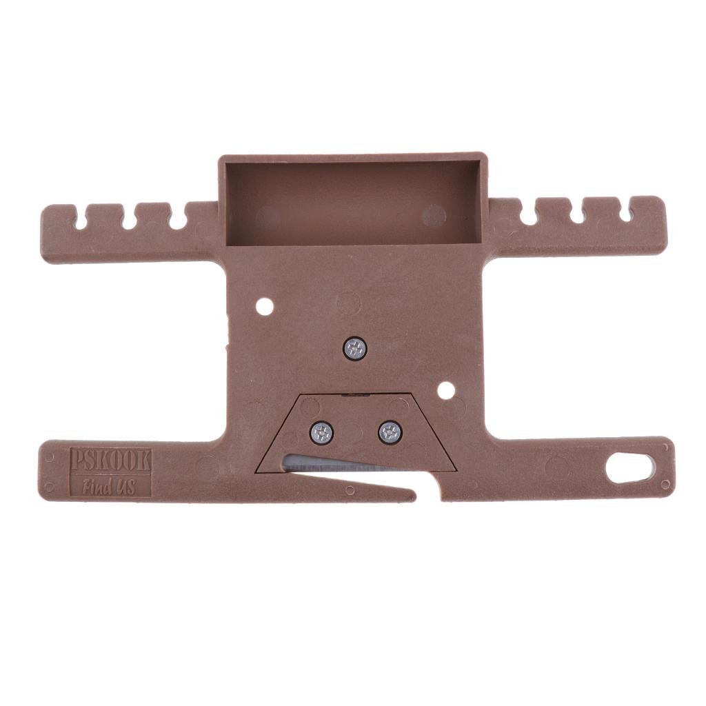 Spool Tool Paracord Winder Rope Tidy Holder Parachute Cord Organizer brown