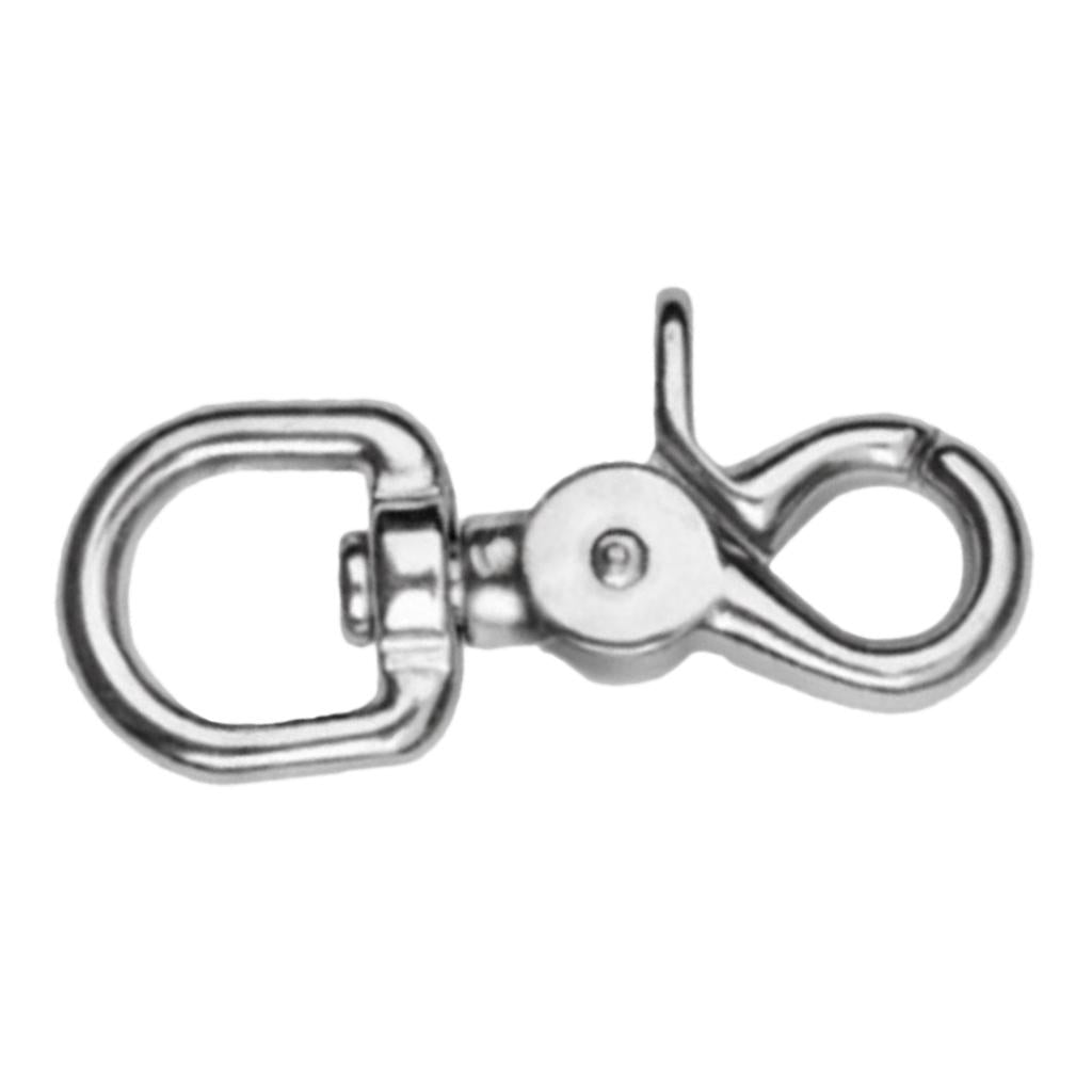 Swivel Eye Lobster Clasps Clip Fastener Spring Snap Buckle Hook Keychain