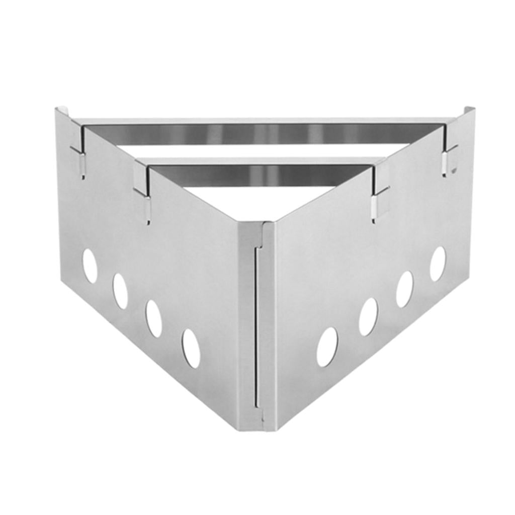 Outdoor Camping Picnic Stainless Steel Lightweight Wood Cooking Stove Rack