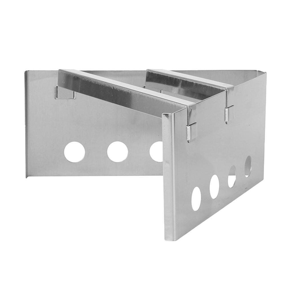Outdoor Camping Picnic Stainless Steel Lightweight Wood Cooking Stove Rack