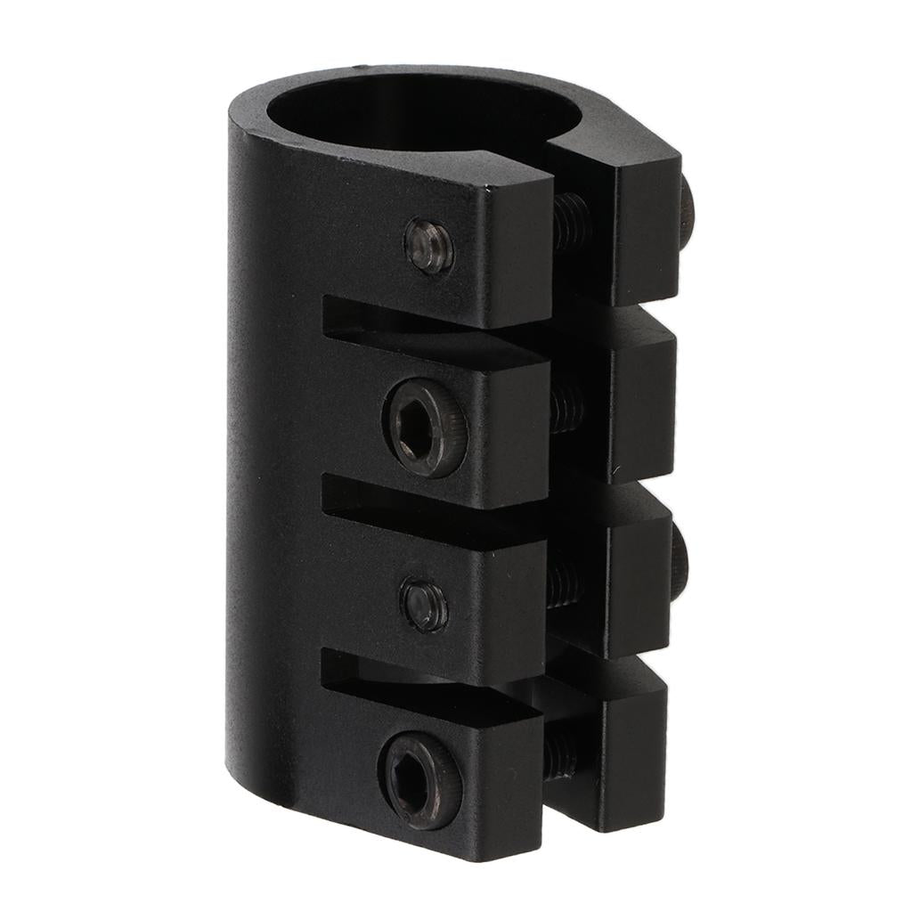 Professional Scooter Clamp Parts Accessories Length 70mm Diam 31.8mm Black