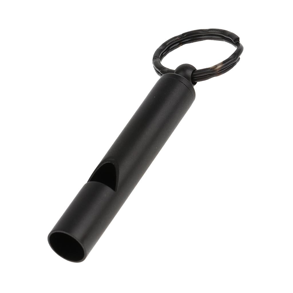 Emergency Safety Whistle Outdoor Survival Rust Proof Adventure Black