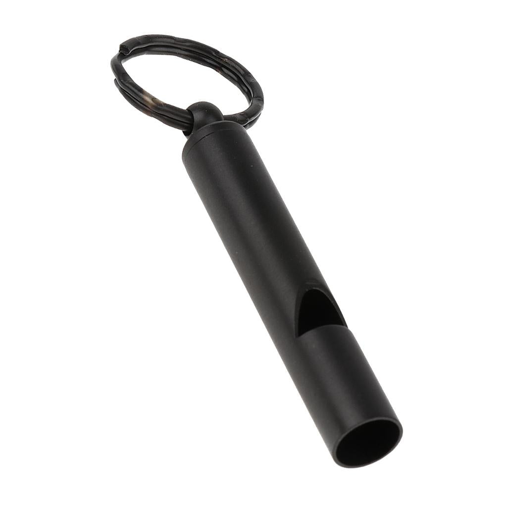 Emergency Safety Whistle Outdoor Survival Rust Proof Adventure Black