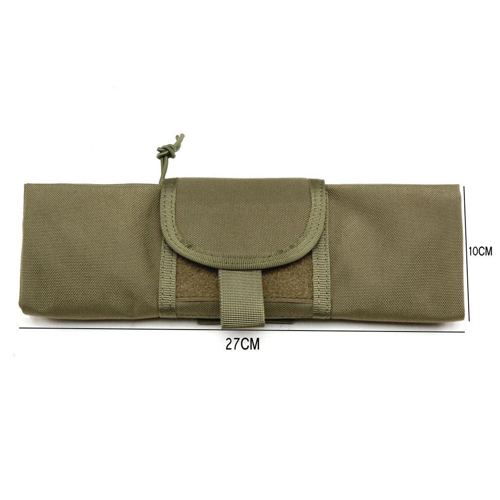 Camping Hunting Molle Magazine Dump Drop Pouch Compact Bag army green