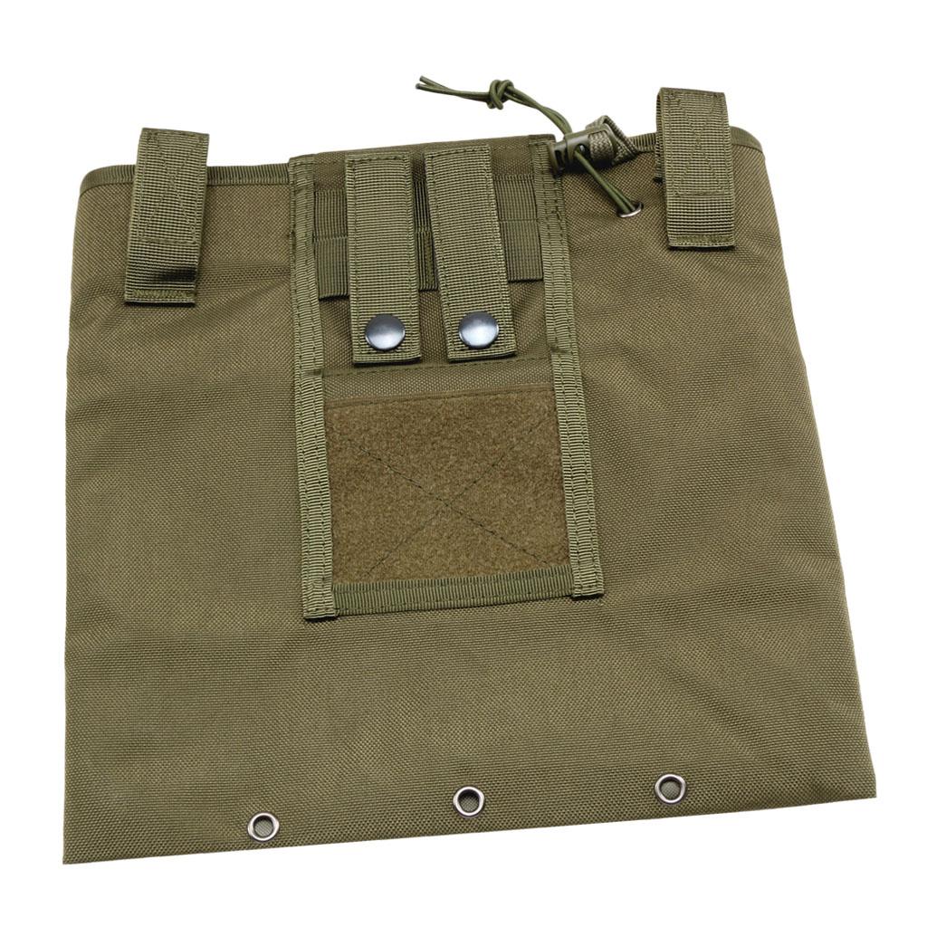 Camping Hunting Molle Magazine Dump Drop Pouch Compact Bag army green