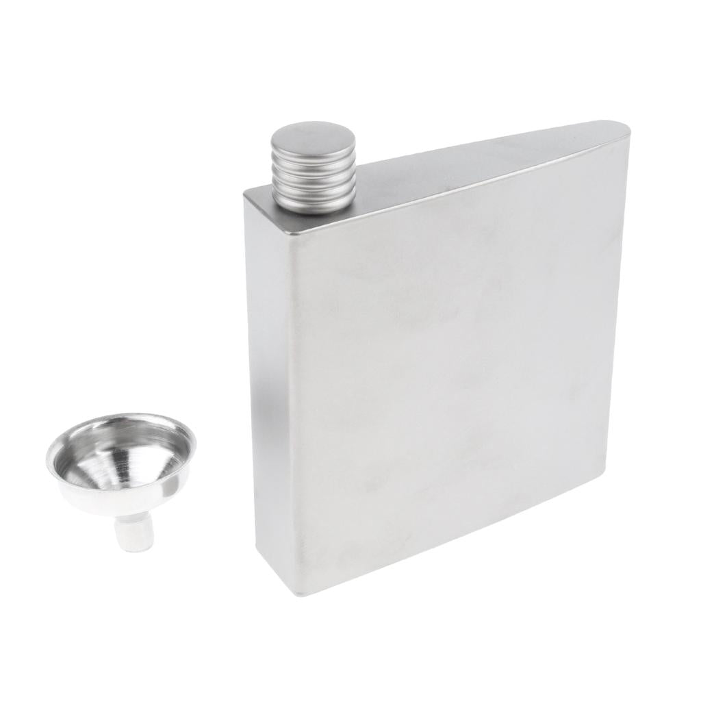 175ml Titanium Pocket Flask Hip Flask Alcohol Drink Flask