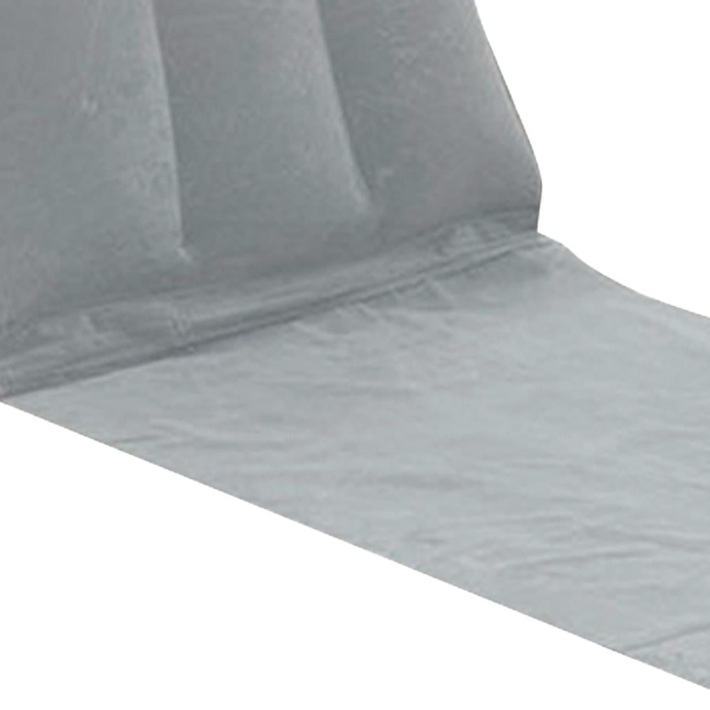 Inflatable Beach Festival Camping Loungers Back Pillow Cushion Chair grey