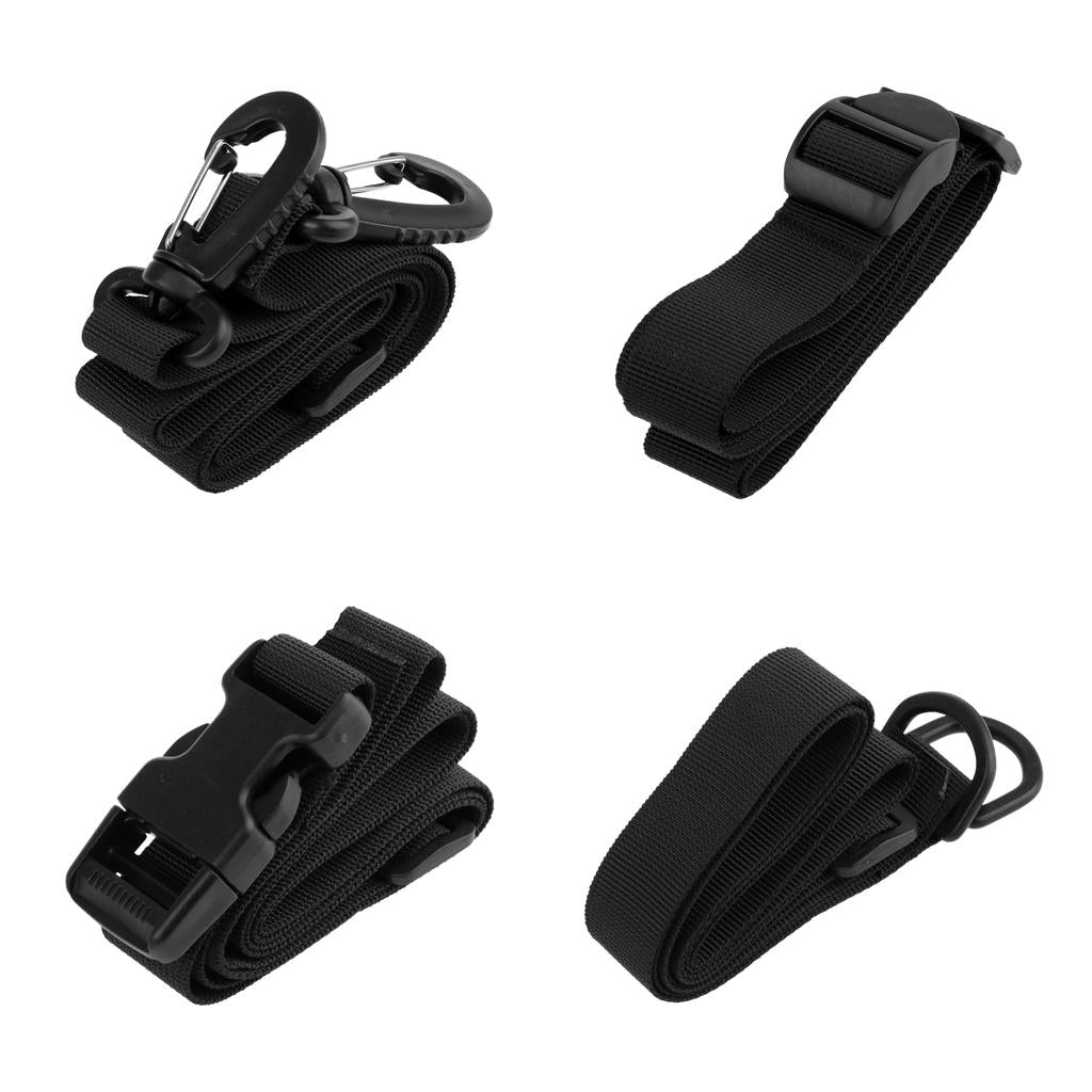 3xOutdoor Strapping Band Backpack Webbing Strap Belt Swivel Clip Buckle