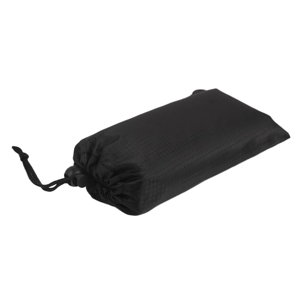 Waterproof Foldable Camping Blanket Outdoor Picnic BBQ Mat 140x150cm Black