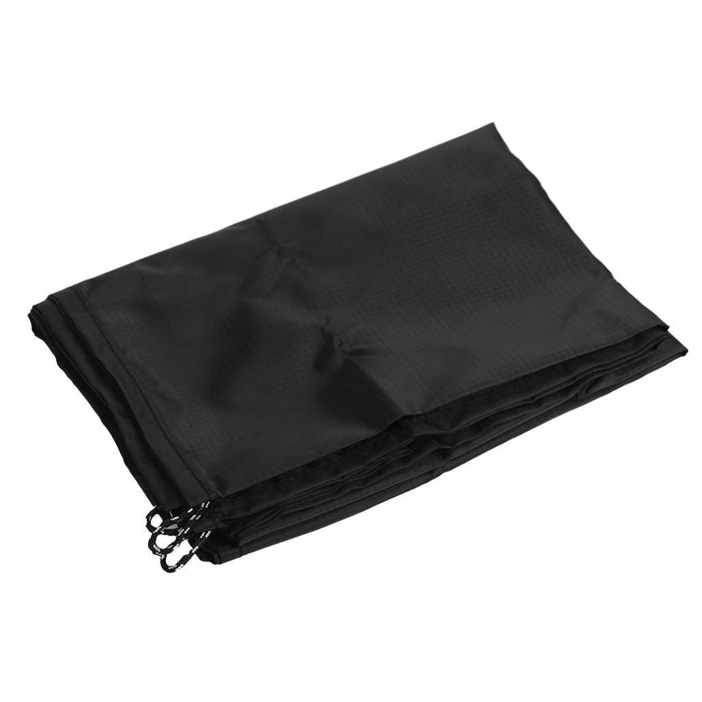 Waterproof Foldable Camping Blanket Outdoor Picnic BBQ Mat 140x150cm Black