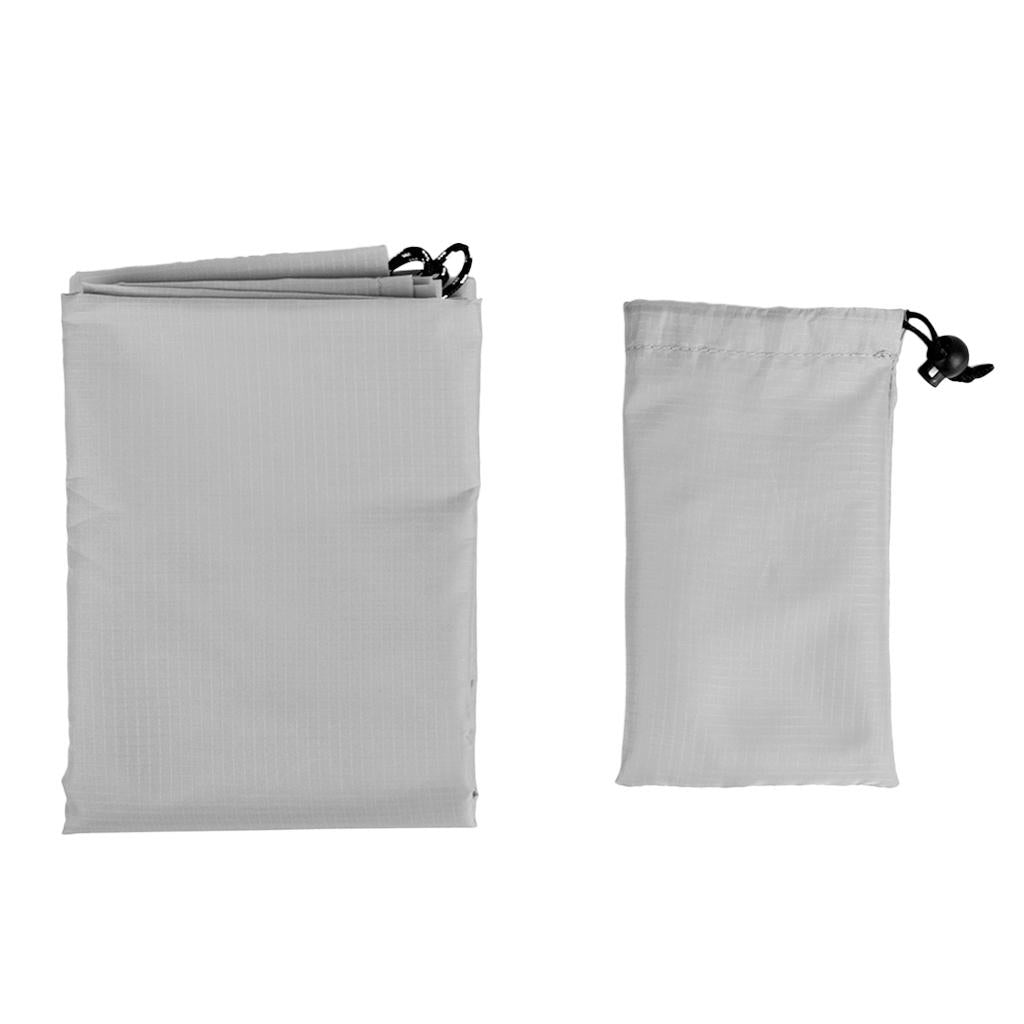 Waterproof Foldable Camping Blanket Outdoor Picnic BBQ Mat 140x150cm Gray