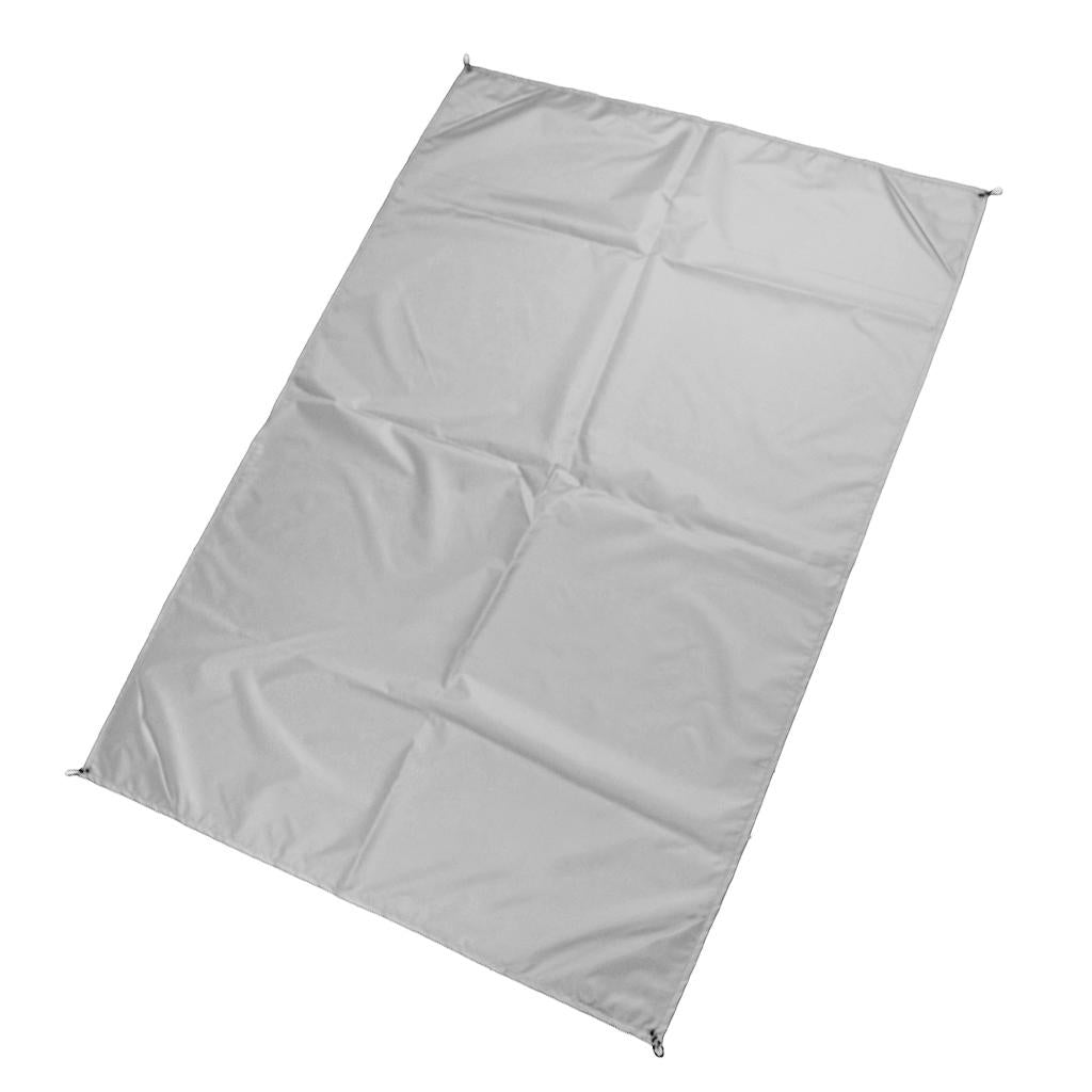 Waterproof Foldable Camping Blanket Outdoor Picnic BBQ Mat 140x150cm Gray