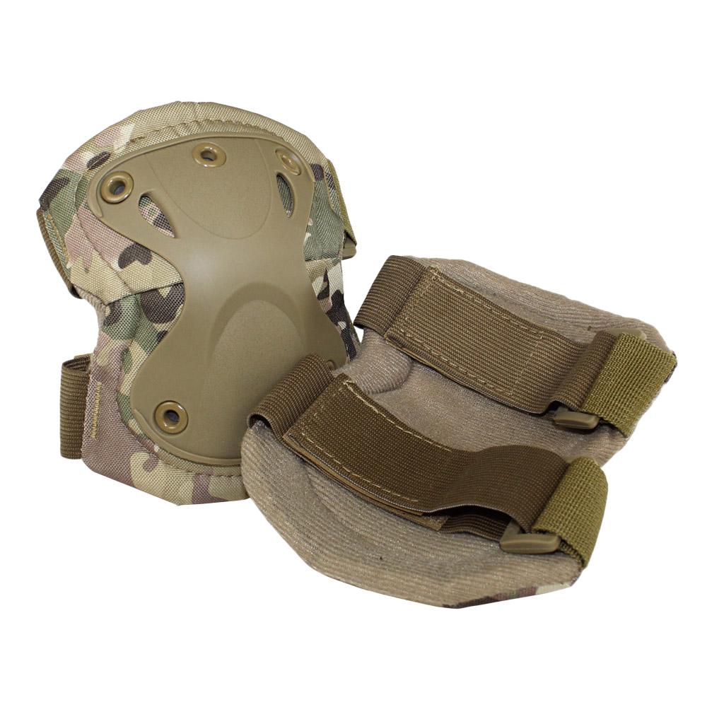 Adjustable Knee Pads Elbow Pads Outdoor Roller Skating Protective Kit Camo C