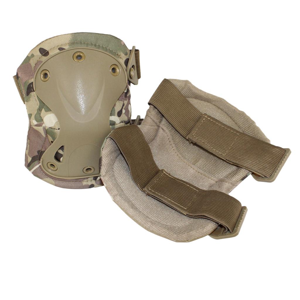 Adjustable Knee Pads Elbow Pads Outdoor Roller Skating Protective Kit Camo C