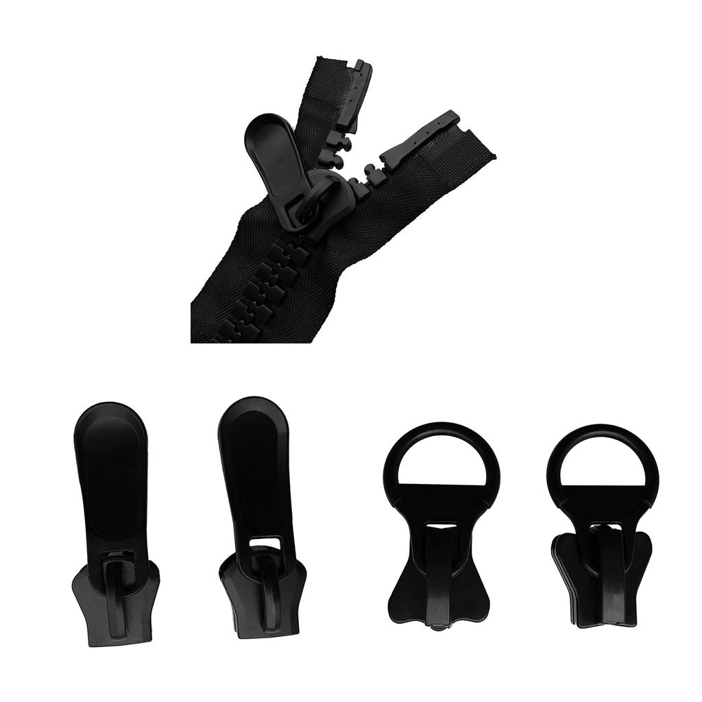 5x2pcs PP #20 Zipper Pulls Zipper Slider Outdoor Camping Repair Gear