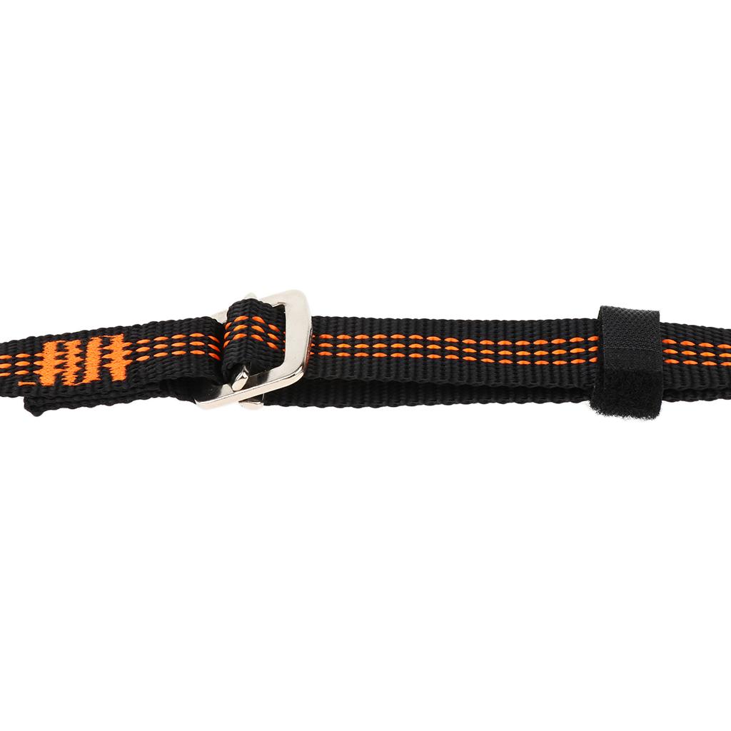 2pcs Hammock Hanging Tree Straps 300cm Swing Yoga Nylon Webbing Rope Orange