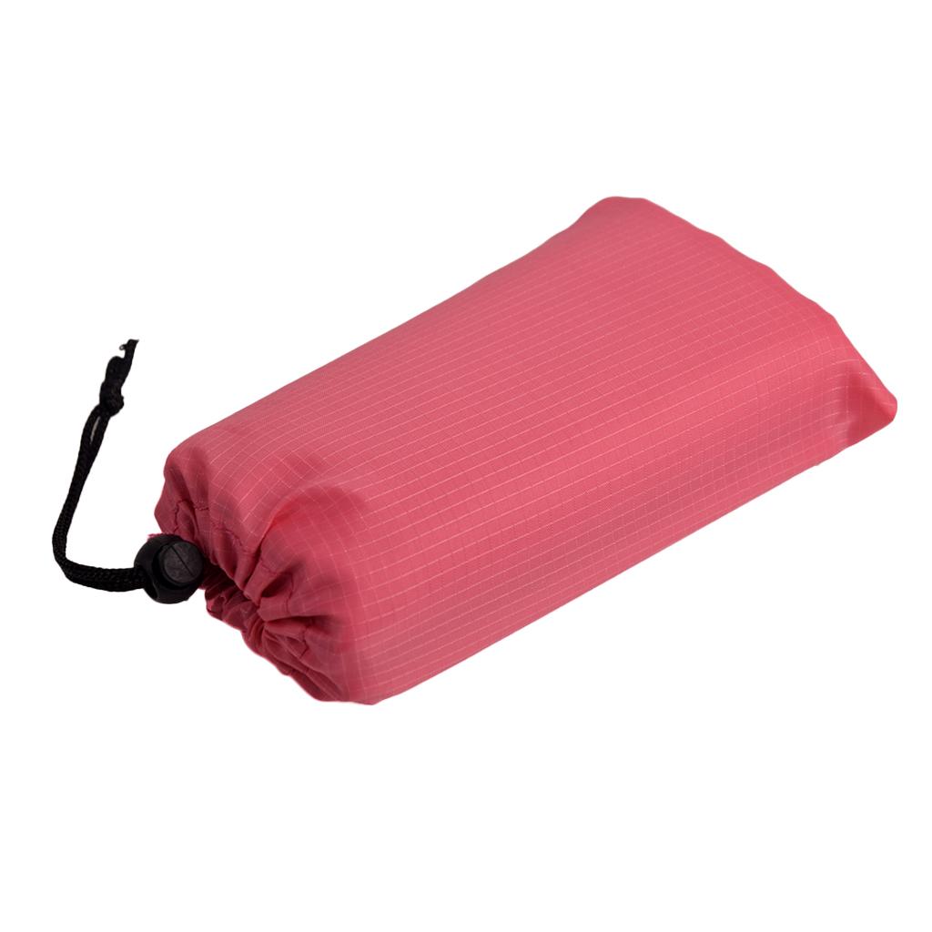 Waterproof Foldable Camping Blanket Outdoor Picnic BBQ Mat 140x200cm Pink