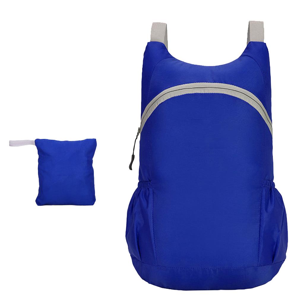 18L Lightweight Packable Backpack Waterproof Travel Hiking Daypack blue