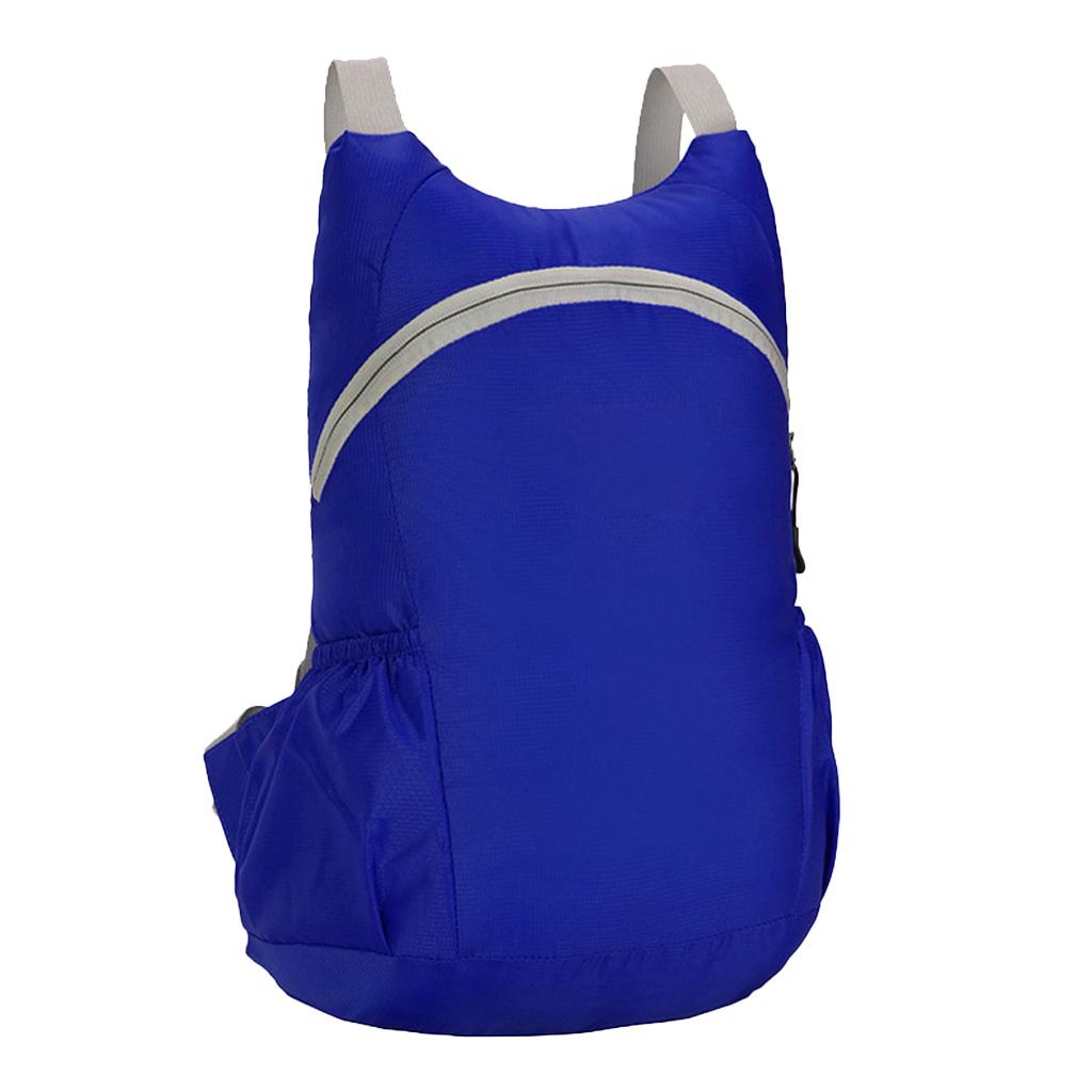 18L Lightweight Packable Backpack Waterproof Travel Hiking Daypack blue