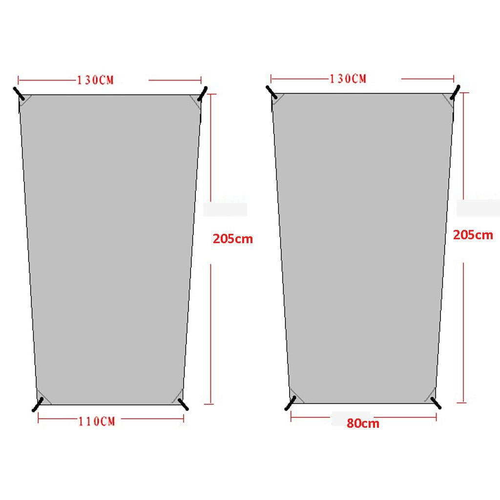 Ultralight Waterproof 2 Person Tent Tarp Footprint Ground Sheet Mat Hiking S