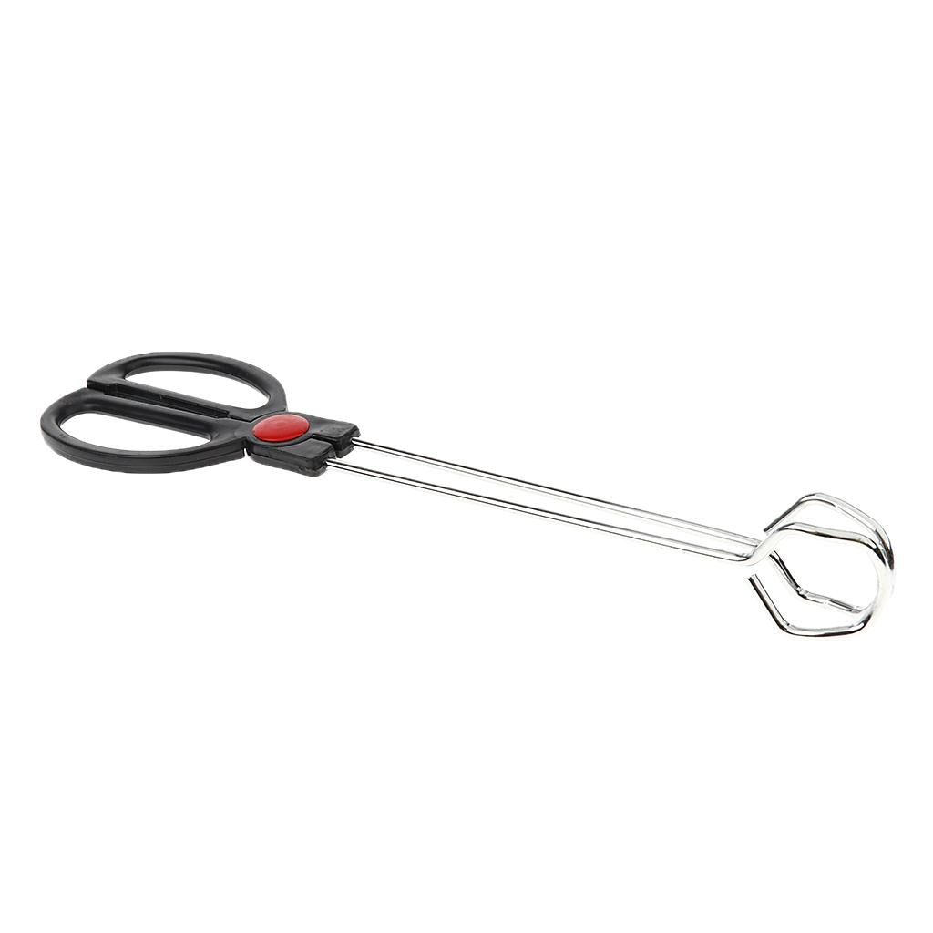 Stainless Steel BBQ Clip Food Tong Outdoor Camping Heat-proof Handle Clamp