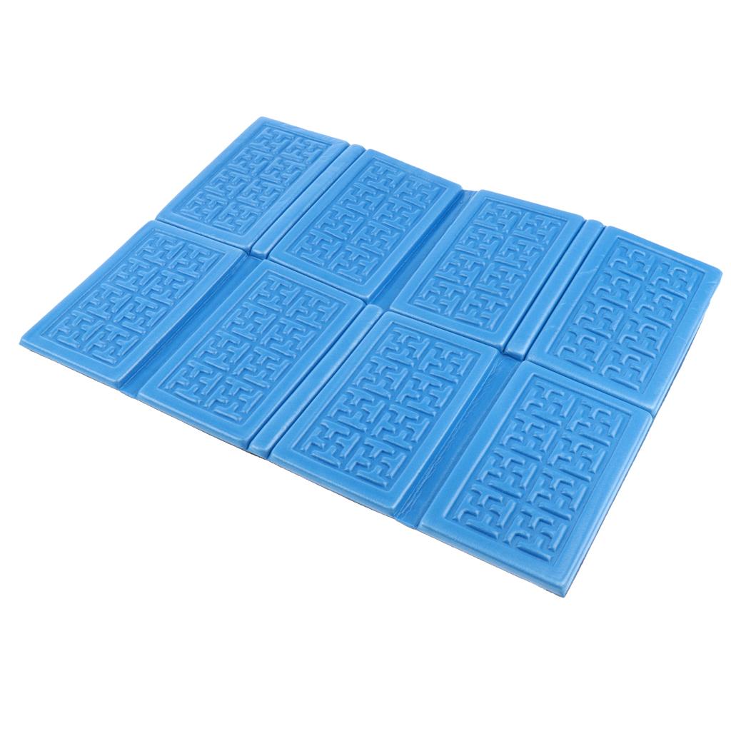 Collapsible Foldable Seat Cushion XPE Foam Mat Camping Waterproof Pad Blue
