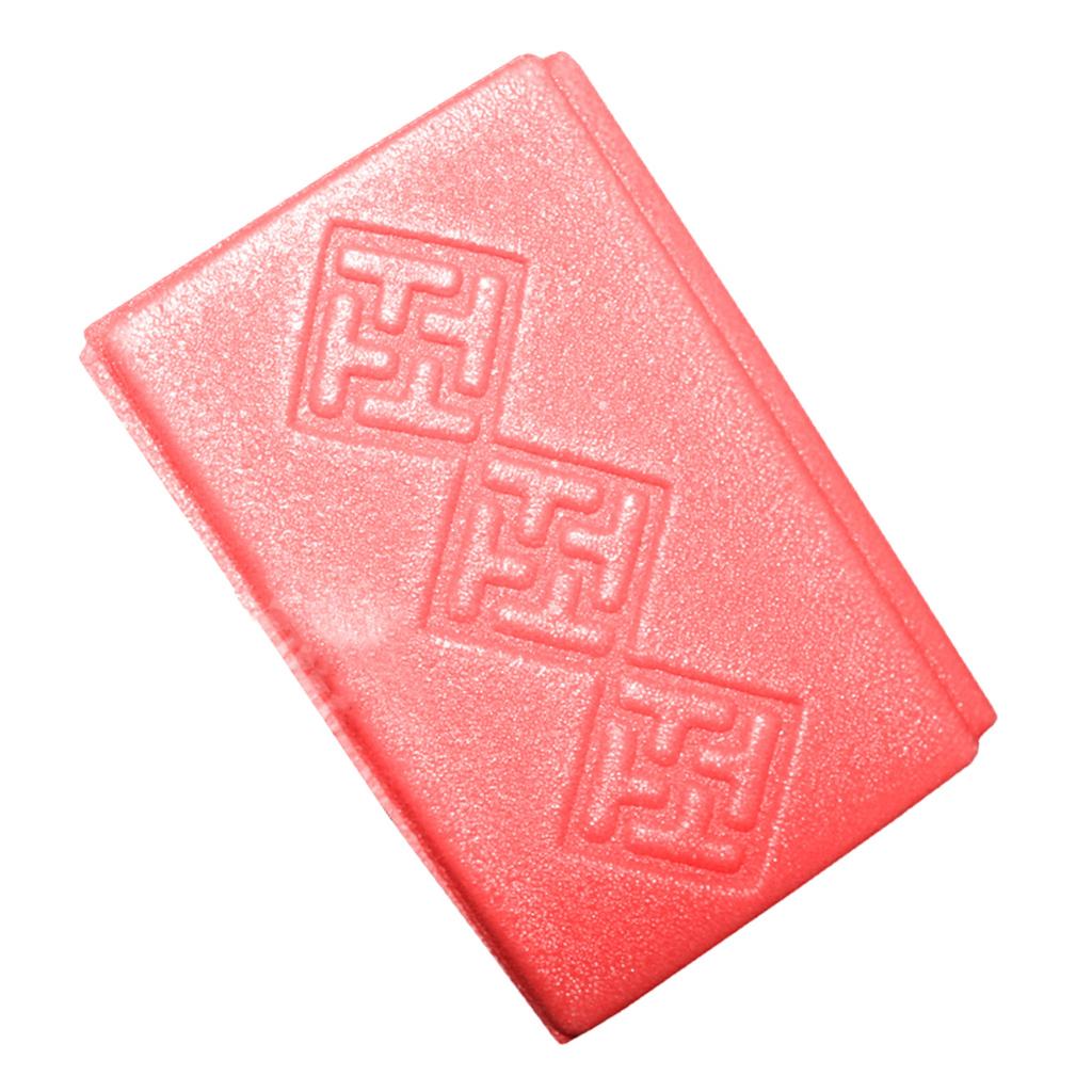 Collapsible Foldable Seat Cushion XPE Foam Mat Camping Waterproof Pad Red