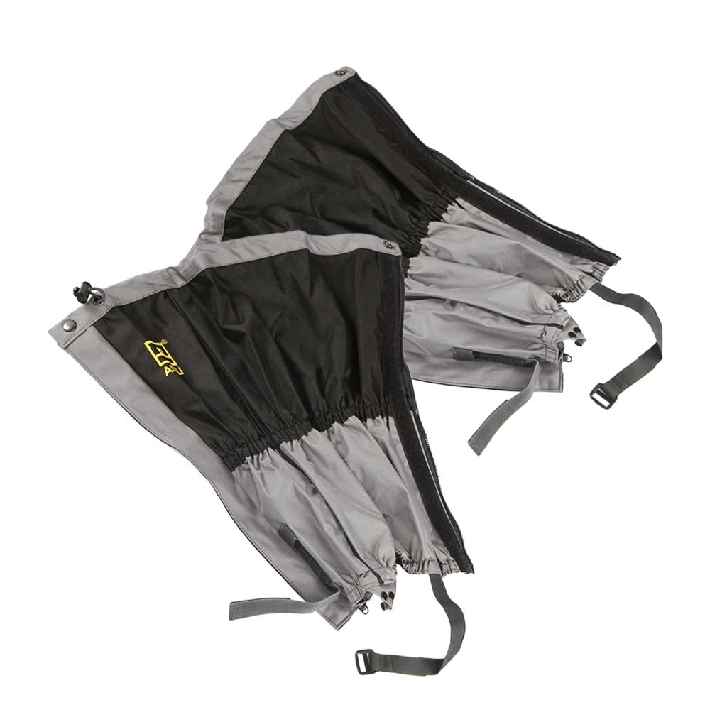 Outdoor Waterproof Snow Ski Legging Gaiters Shoe Boots Cover Climbing Black