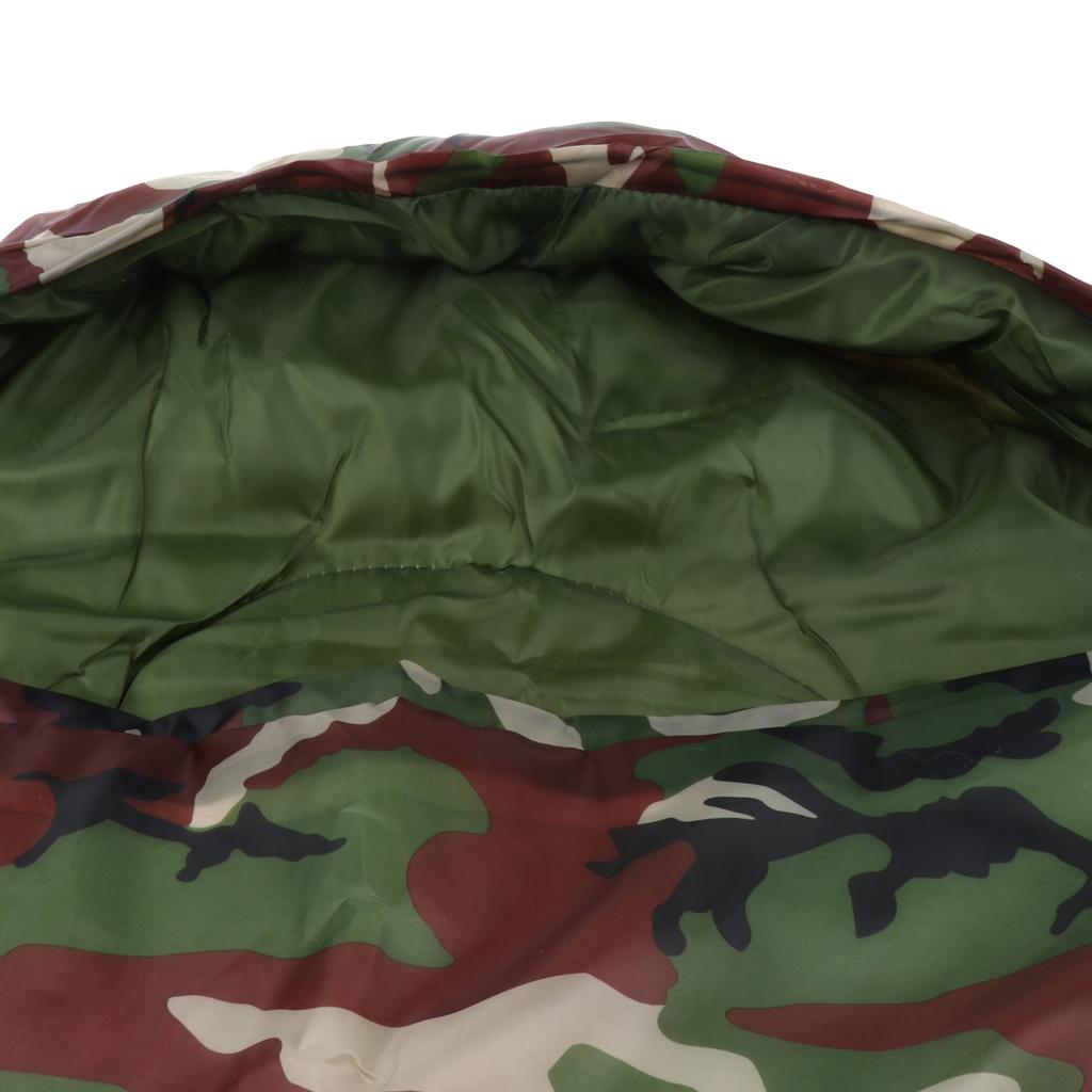 Outdoor Camping Hiking Envelope Single Sleeping Bag With Compression Sack