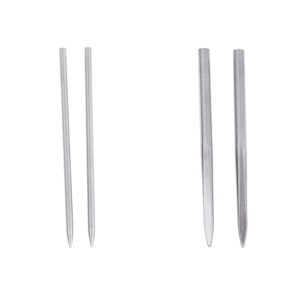 4pcs Stainless Steel Paracord Fid Lacing Stitching Needles 2mm 3mm Outdoors