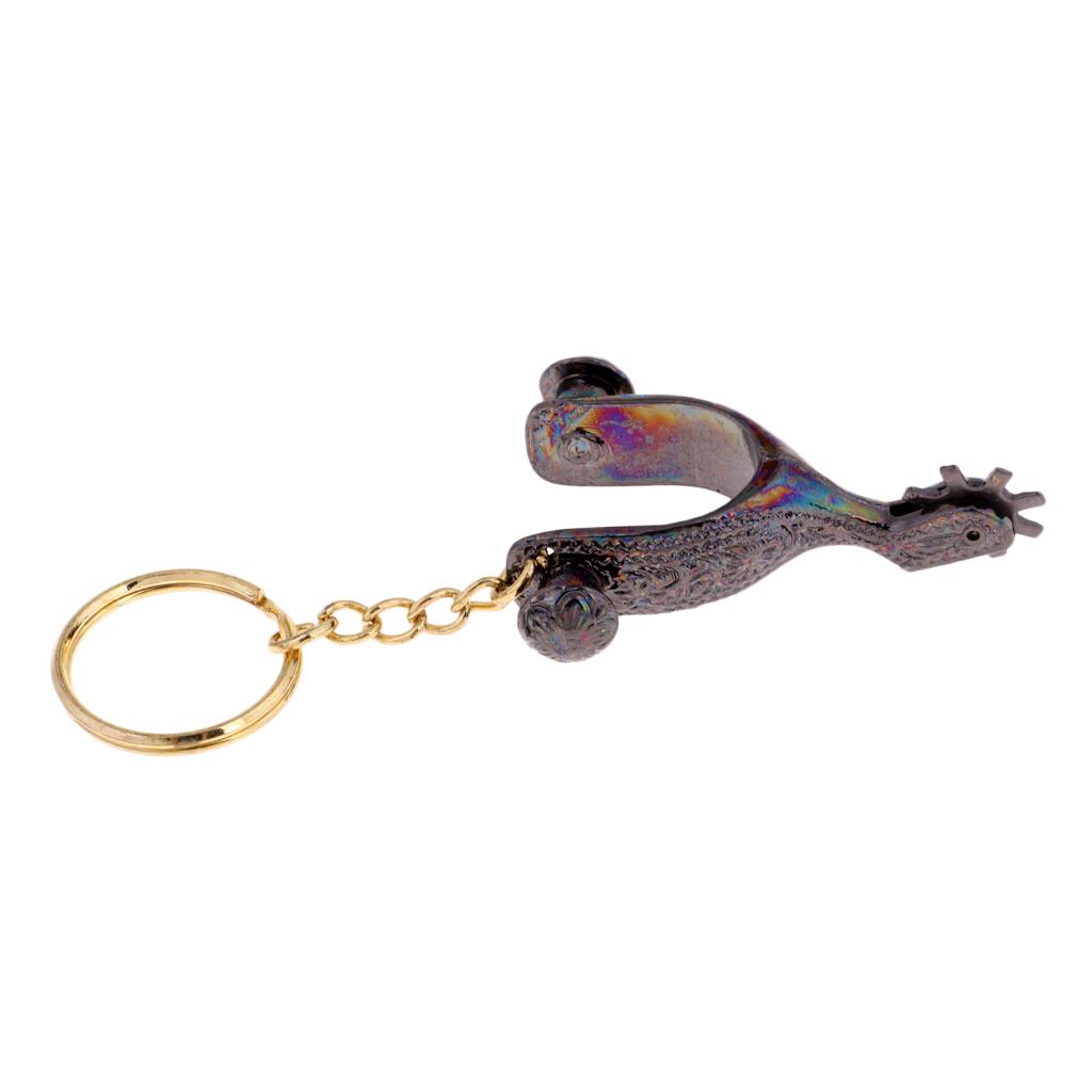Alloy Decor Keychain Key Buckle Pendant Festival Gift Black