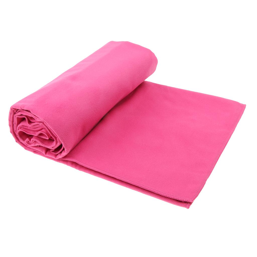 Microfiber Quick Dry Towel Ultra Absorbent Towel Swimming Beach Rose Red XL