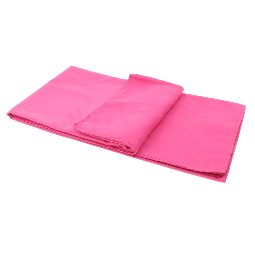 Microfiber Quick Dry Towel Ultra Absorbent Towel Swimming Beach Rose Red XL