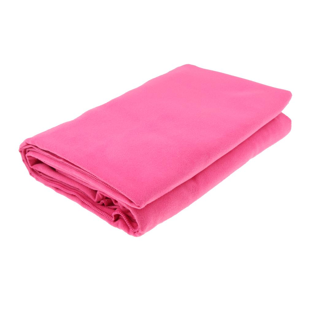 Microfiber Quick Dry Towel Ultra Absorbent Towel Swimming Beach Rose Red XL
