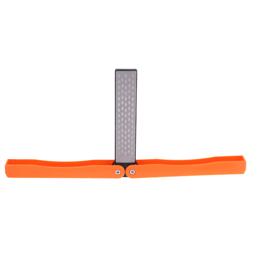 Outdoor Camping Hone Rod Burr Knife Grinder Folding Sharpening Stone