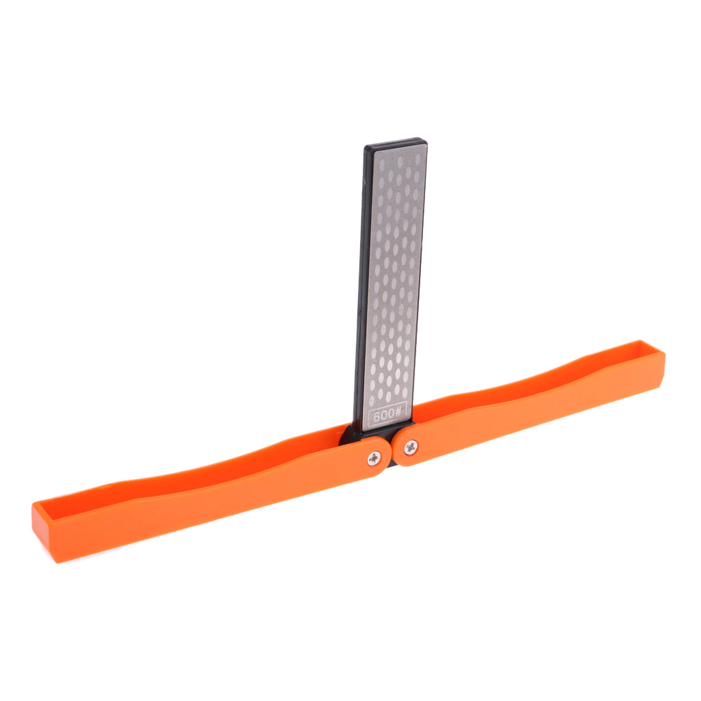 Outdoor Camping Hone Rod Burr Knife Grinder Folding Sharpening Stone