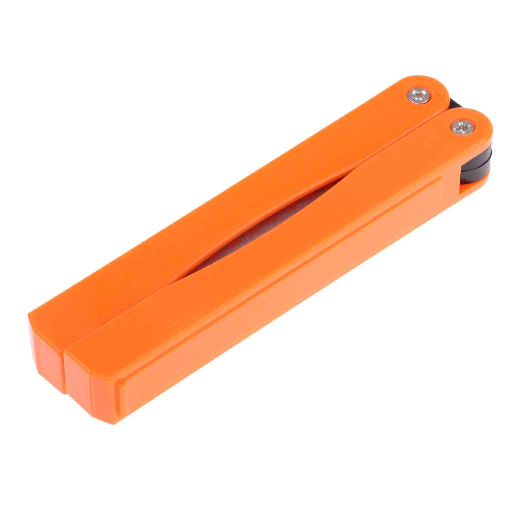 Outdoor Camping Hone Rod Burr Knife Grinder Folding Sharpening Stone