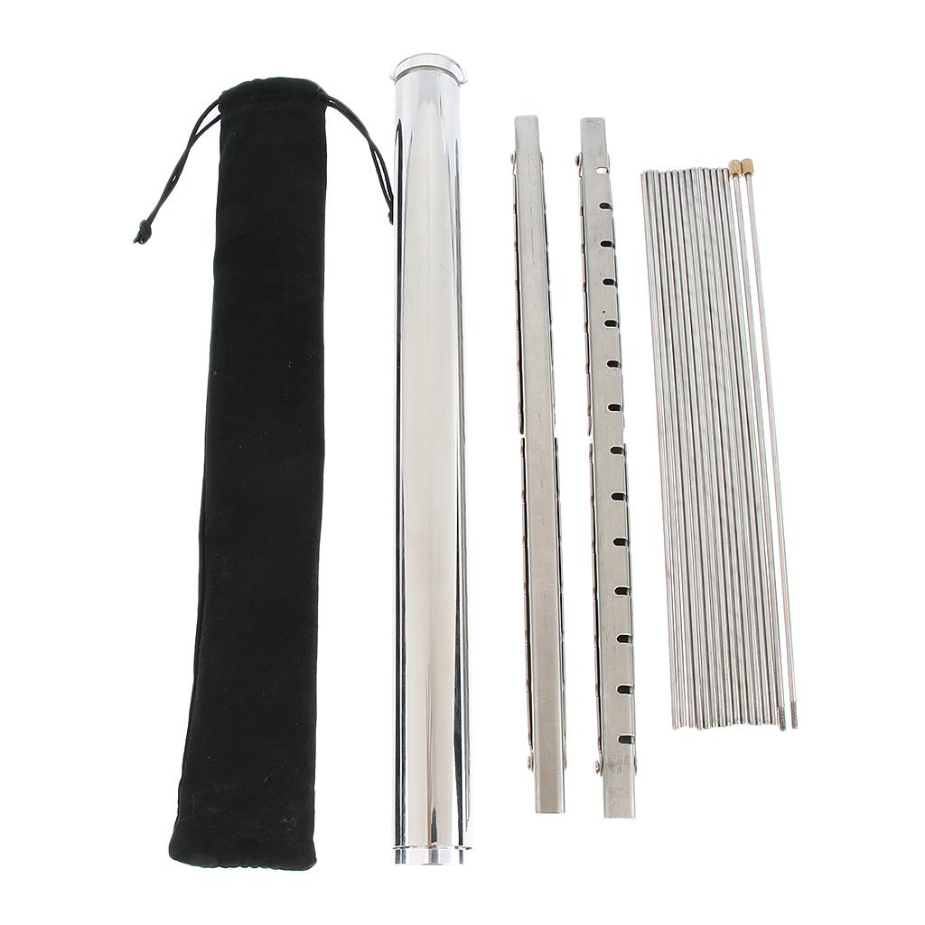Portable Stainless Steel Grill for Campers, Backpacking, Survival Tube Storage