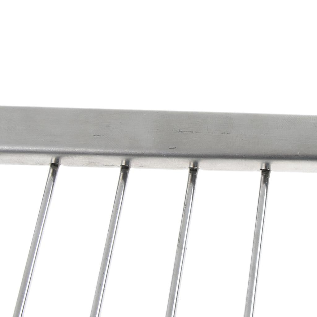Portable Stainless Steel Grill for Campers, Backpacking, Survival Tube Storage