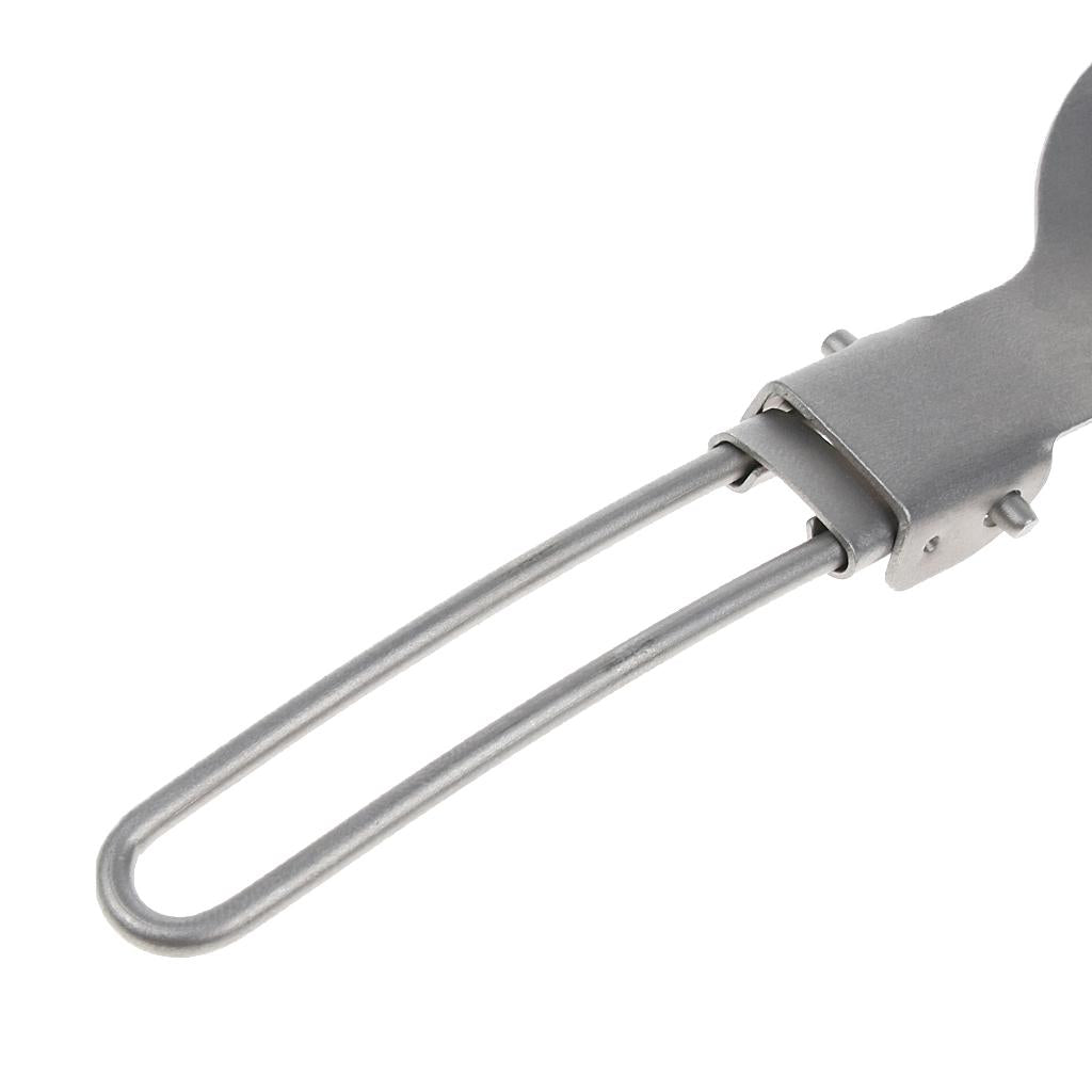 Folding Cutlery Tableware Titanium Fork Spork Outdoor Camping 132x38mm Spork