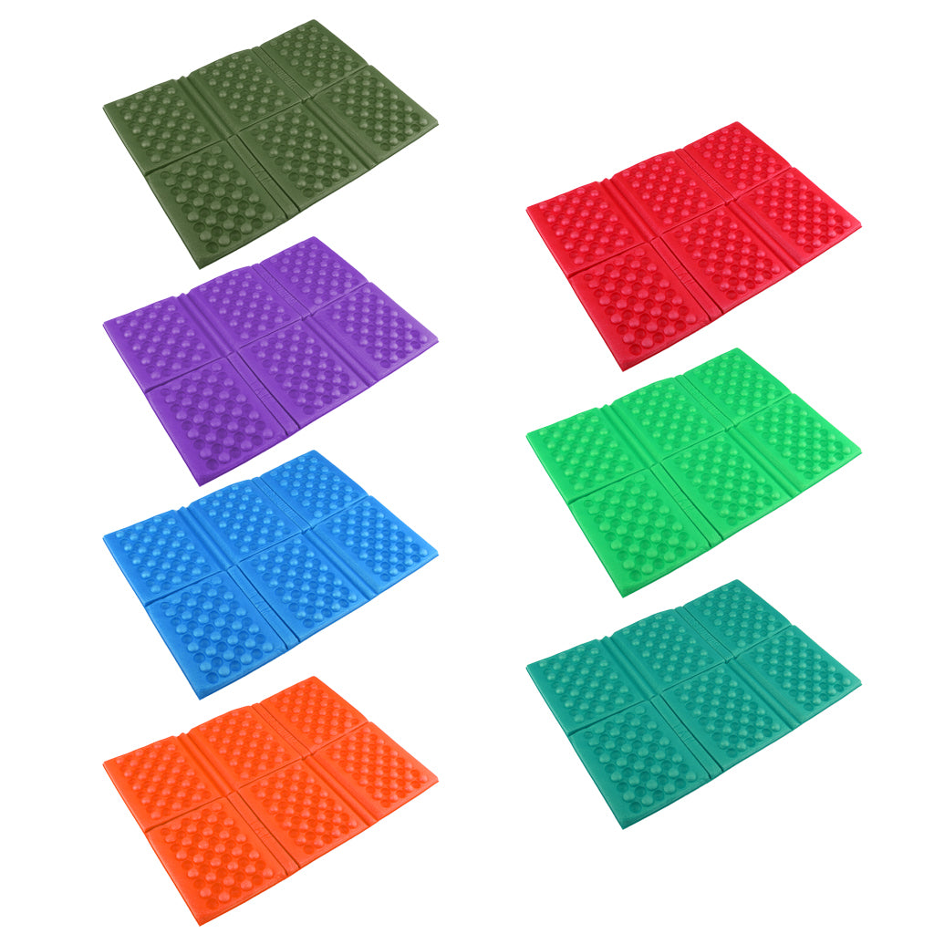 Collapsible Foldable Seat Cushion Foam Pad Mat Camping Waterproof Blue