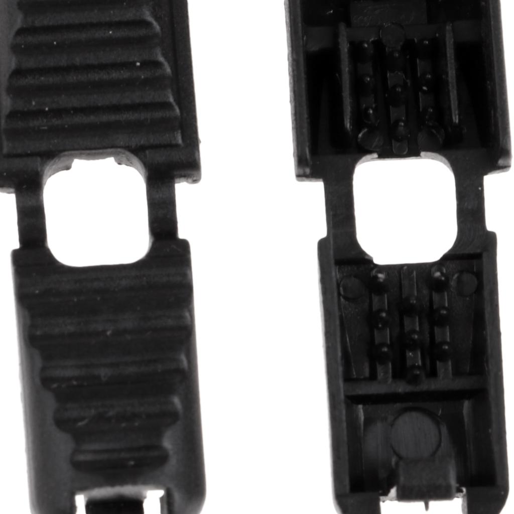 50x Zip Loop Cord Ends for Two Ends to Fit 3 - 4mm Elastic Shock Bungee Cord