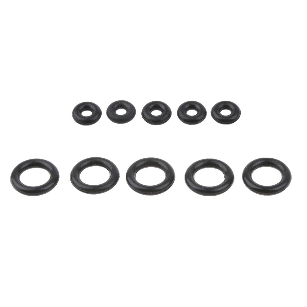 10 Pcs Camping Stove Gas Refill O Ring Gas Tank Seal Rubber Gasket 5mm 12mm